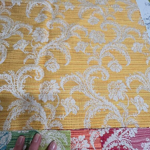 Jim Thompson FRANGIPANA Upholstery Fabric Sample Cotton Linen Viscose 36x26 in - Picture 2 of 16